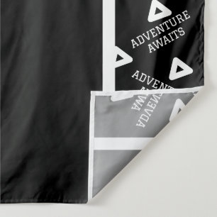 Tenture Arrière-plan de la partie de graduation noire et b