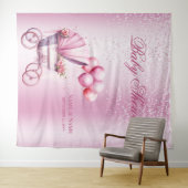 Tenture Arrière-plan de la poutre rose (En situation (horizontale))