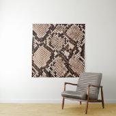 Tenture arrière - plan de la texture de la peau du serpent (En situation (horizontale))