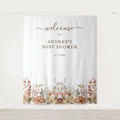 Tenture Arrière-plan de l'Affiche de bienvenue d'aquarelle (Devant)