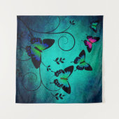 Tenture Arrière - plan de papillons de texture (Devant (Horizontal))