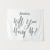 Tenture Arrière-plan de proposition Nom personnalisé Veux- (Devant (Horizontal))