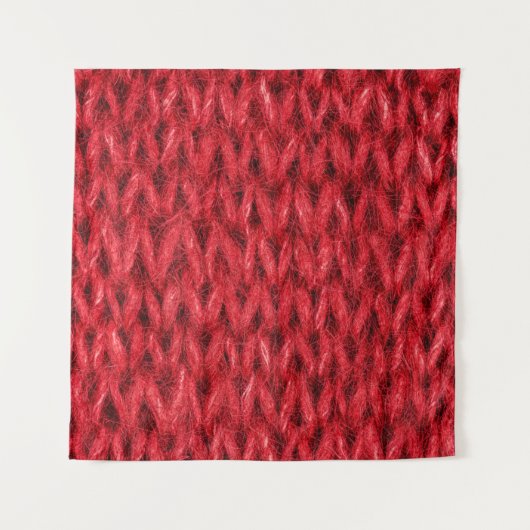 Tenture Arrière - plan de texture de laine de tricot rouge (Devant)