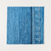 Tenture Arrière - plan de texture jeans bleu. (Devant (Horizontal))