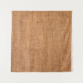 Tenture arrière - plan de tissu de burlap Brown ou tissu d (Devant (Horizontal))
