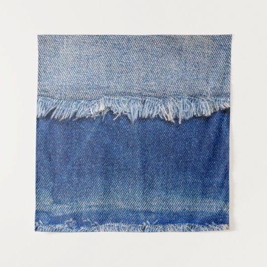 Tenture Arrière - plan de tissu Denim Jeans déchiré (Devant)