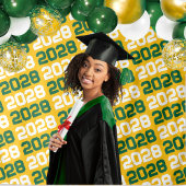 Tenture Arrière-plan des diplômes d'or et de vert