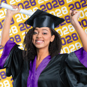 Tenture Arrière-plan des diplômes d'or et de violet