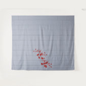 Tenture Arrière-plan d'Halloween en bloc de sang (Devant (Horizontal))