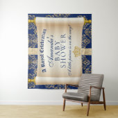 Tenture Arrière-plan du Baby shower de défilement élégant (En situation)