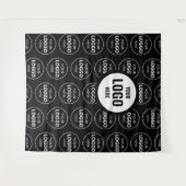 Tenture Arrière-Plan Du Logo De L'Entreprise Personnalisé  (Devant (Horizontal))