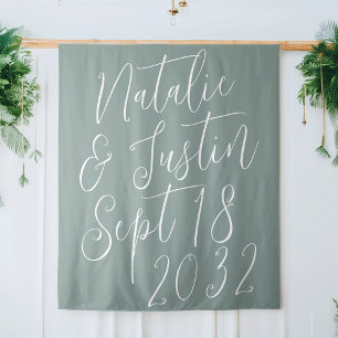 Tenture Arrière-plan du Mariage de script de calligraphie