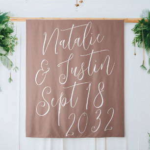 Tenture Arrière-plan du Mariage de script de calligraphie