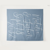 Tenture Arrière-plan du Mariage de script de calligraphie  (Devant (Horizontal))