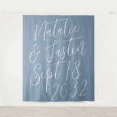 Tenture Arrière-plan du Mariage de script de calligraphie  (Devant)