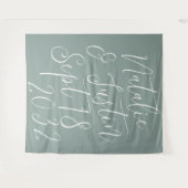 Tenture Arrière-plan du Mariage de script de calligraphie (Devant (Horizontal))