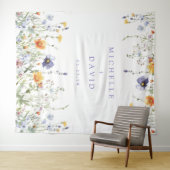 Tenture Arrière-plan du Mariage fleur sauvage (En situation (horizontale))