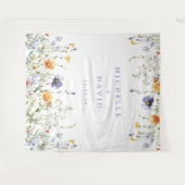 Tenture Arrière-plan du Mariage fleur sauvage (Devant (Horizontal))