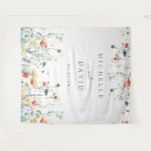 Tenture Arrière-plan du Mariage Fleur sauvage dynamique (Devant (Horizontal))