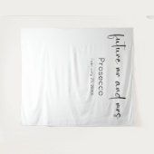 Tenture Arrière-plan du Wedding shower de script moderne (Devant (Horizontal))