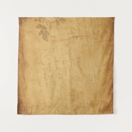 Tenture Arrière - plan écriture de fleurs d'image (Devant (Horizontal))