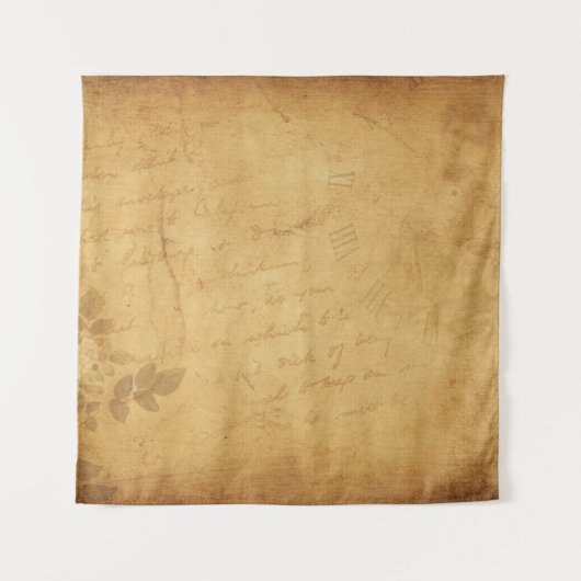 Tenture Arrière - plan écriture de fleurs d'image (Devant)