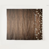 Tenture Arrière-plan en bois rustique - Fond photo Mariage (Devant (Horizontal))