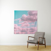 Tenture Arrière - plan esthétique avec beau ciel turquoise (En situation)