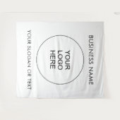 Tenture Arrière-plan extra grand Votre Logo Slogan Vertica (Devant (Horizontal))