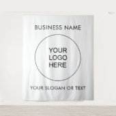 Tenture Arrière-plan extra grand Votre Logo Slogan Vertica (Devant)