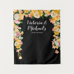 Tenture Arrière-plan fleuri à Fête des mariées audacieuse 