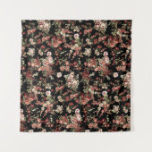 Tenture Arrière - plan floral sans couture : motif fleuri. (Devant (Horizontal))