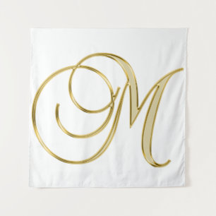 Tenture Arrière - plan initial de lettre alphabet