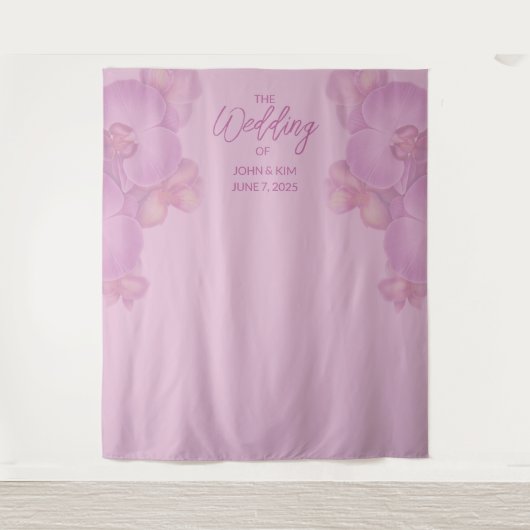 Tenture Arrière-plan Mariage des orchidées florales (Devant)