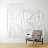 Tenture Arrière-plan Mariage Swan personnalisé (En situation (horizontale))