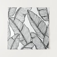 Arrière - plan motif de feuille de bananier sans c