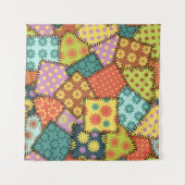 Tenture arrière - plan patchwork avec différents motifs (Devant)