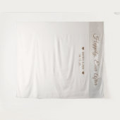 Tenture Arrière-plan personnalisé mariage (Devant (Horizontal))