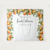 Tenture Arrière-plan photo Fête des mariées agrumes Orange (Devant (Horizontal))