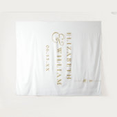 Tenture Arrière-plan photo Mariage de Monogramme Elégant O (Devant (Horizontal))