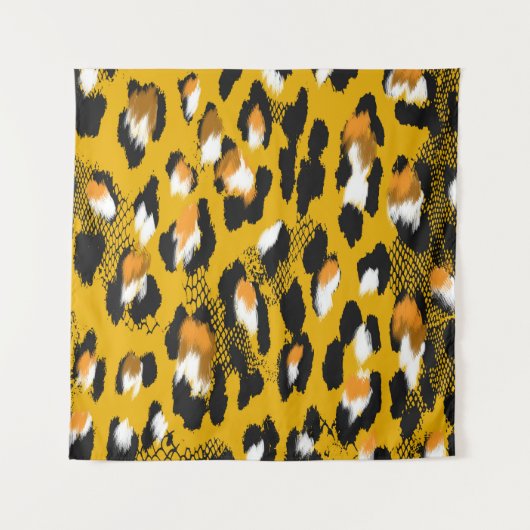 Tenture Arrière - plan Poster de animal Leopard Texture (Devant)