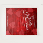 Tenture Arrière-plan pour selfie de la Saint-Valentin Sadi (Devant (Horizontal))