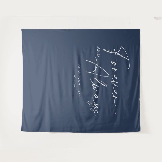 Tenture Arrière-plan pour toujours et toujours Mariage (Devant (Horizontal))