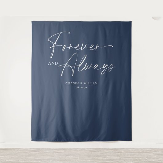 Tenture Arrière-plan pour toujours et toujours Mariage (Devant)
