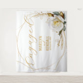 Tenture Arrière-plan rose Fiançailles Gold (Devant)