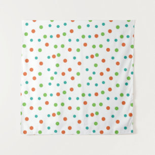 Tenture Arrière - plan sans couture avec motif pois. Polka