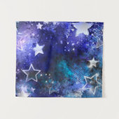 Tenture Arrière - plan spatial avec étoiles (Devant (Horizontal))