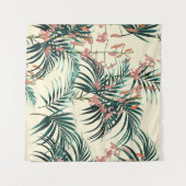 Tenture Arrière - plan tropical aux plantes de jungle. San (Devant (Horizontal))