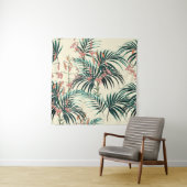 Tenture Arrière - plan tropical aux plantes de jungle. San (En situation)