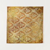 Tenture arrière - plan vintage doré (Devant (Horizontal))